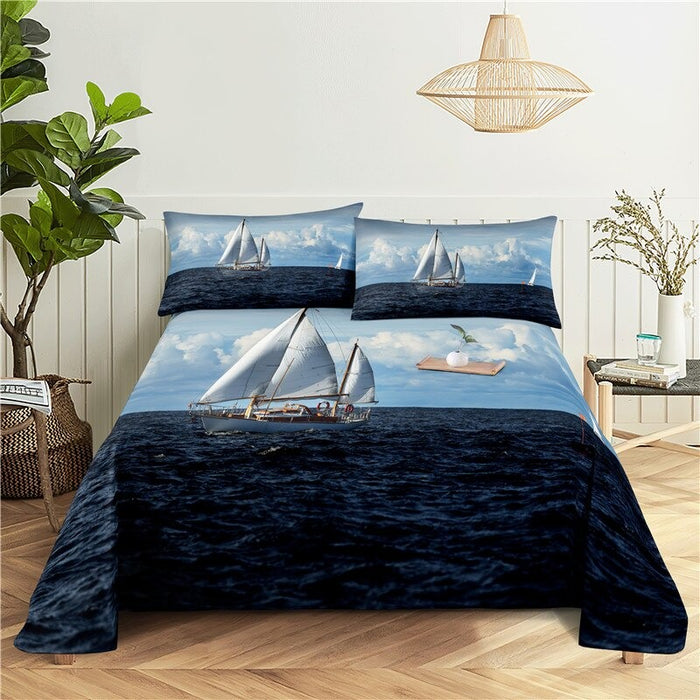 2 Sets Navigation Pillowcase Bedding