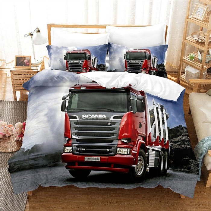 Tractor Printed Bedding Set
