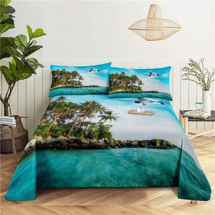 Aircraft Print Bedding Set