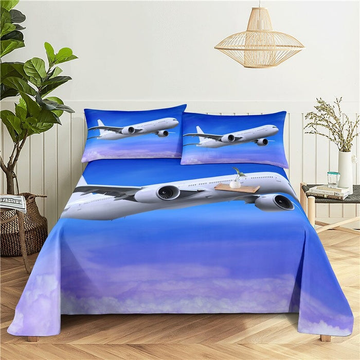 Aircraft Print Bedding Set