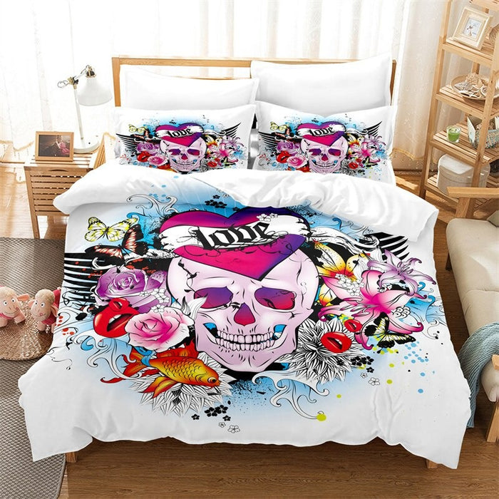 Floral Bedding And Duvet Cover Set