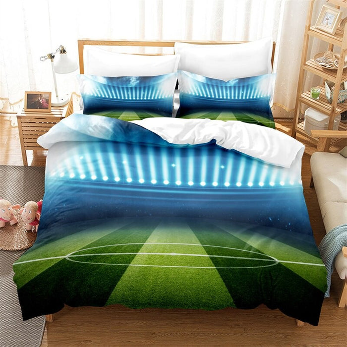 Sports Style Duvet Cover And Pillowcase Bedding Set