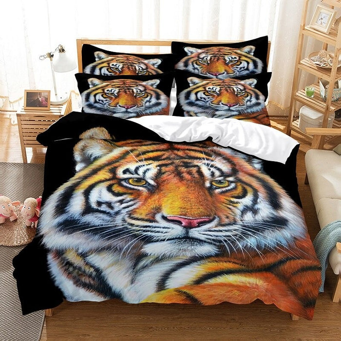 3D Tiger Bedding Set