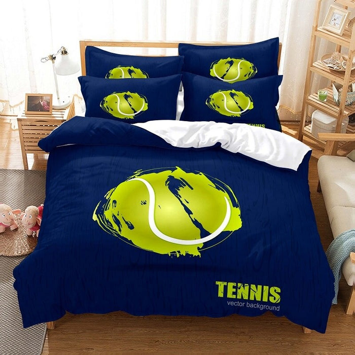 3D Tennis Printed Bedding Set