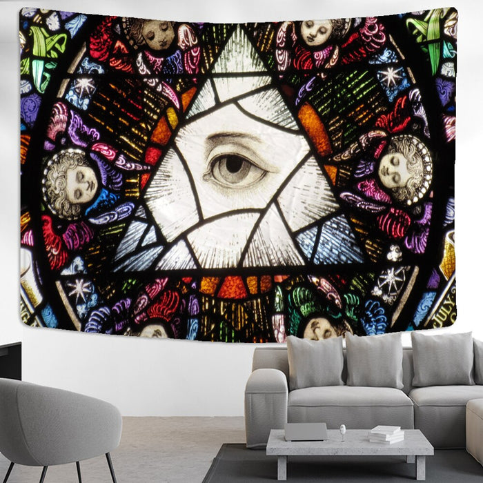 Psychedelic Eye Tapestry Wall Hanging Tapis Cloth