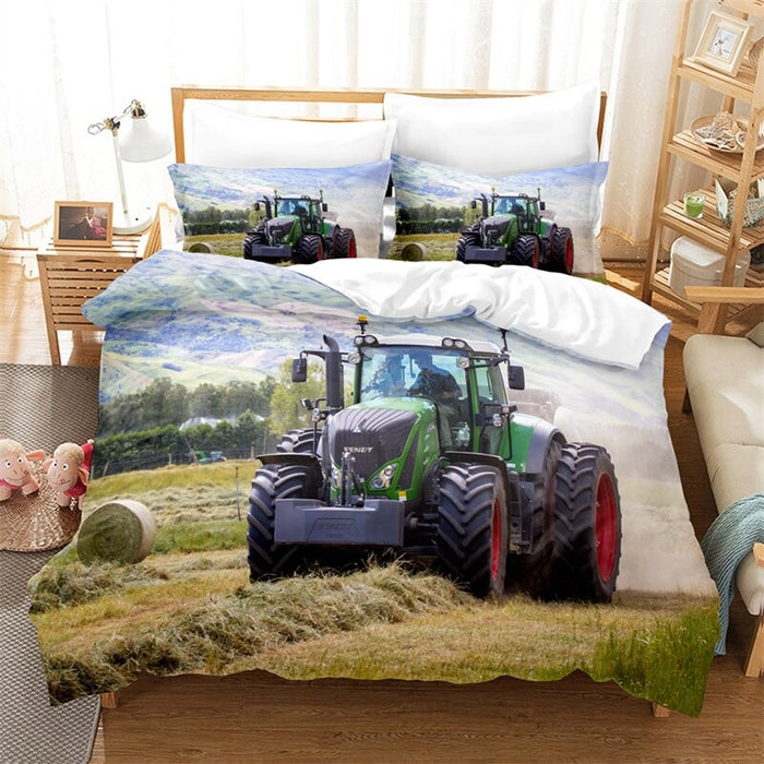 Tractor Digital Printed Bedding Set