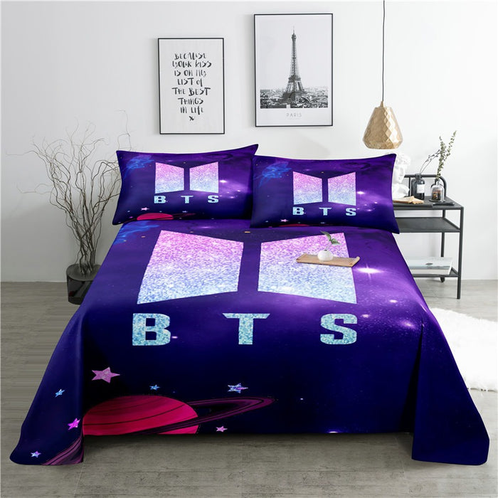 Cartoon Print Bedding Set