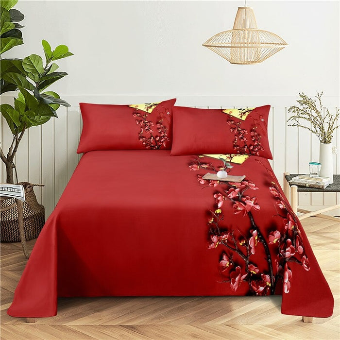 Red Bedding Set