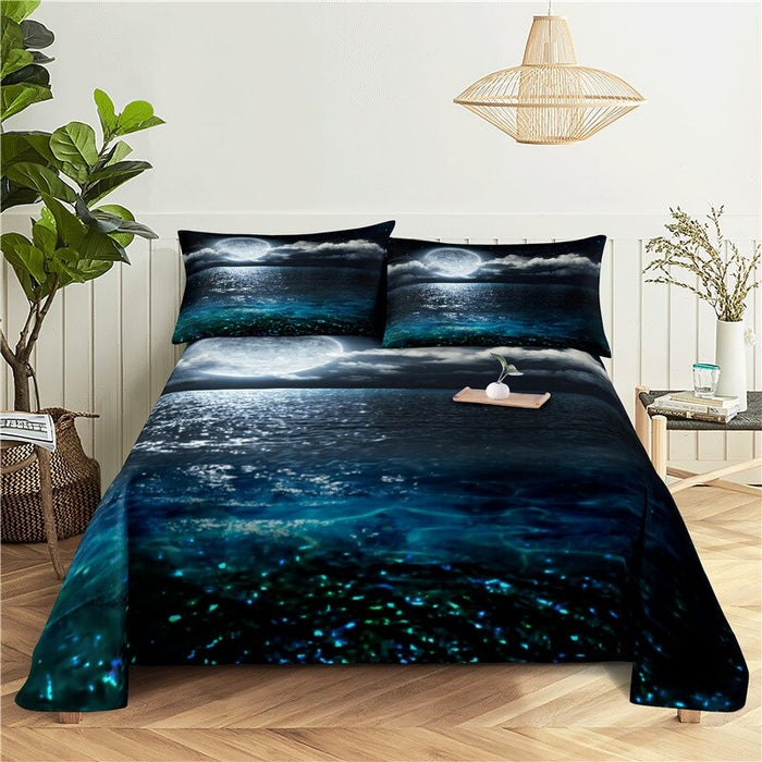 Starry Sky Printed Bedding Set