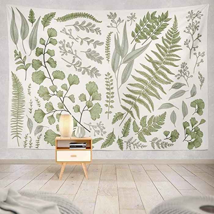 Botanical Floral Tapestry Wall Hanging Tapis Cloth
