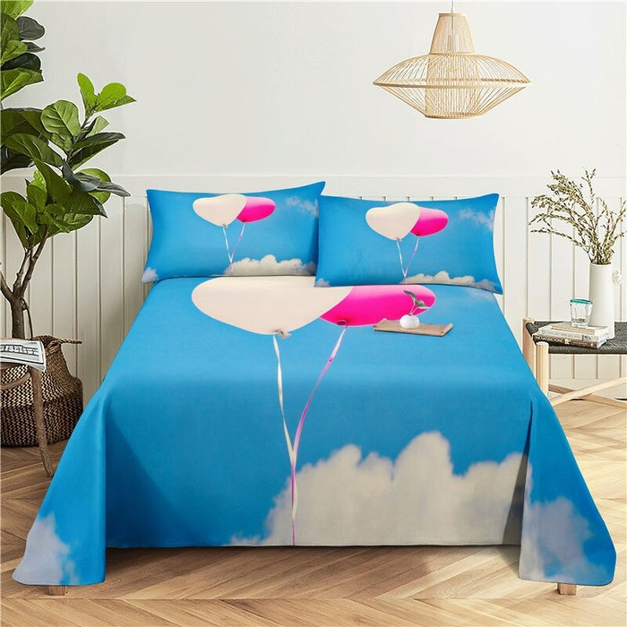 Balloon Digital Printing Bedding Set