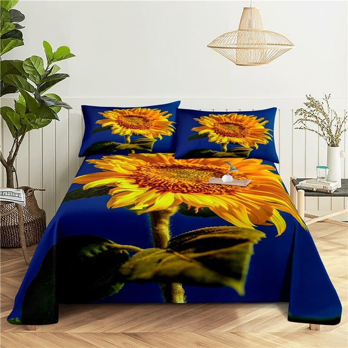 Sunflower Digital Printed Bedding Set