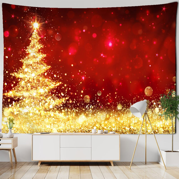 Christmas Tree Series Tapestry Wall Hanging Tapis Cloth