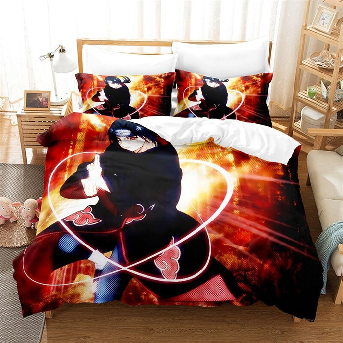 Anime Characters Printed Bedding Set