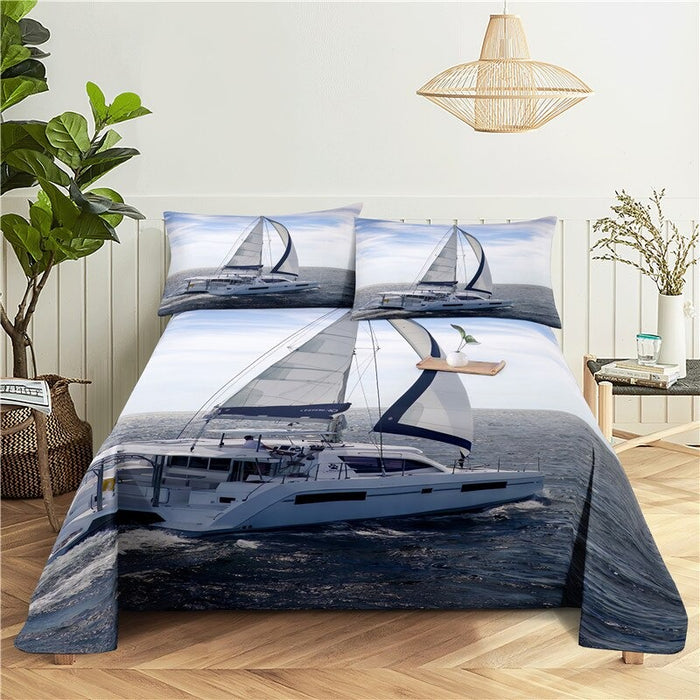 3 Sets Navigation Pillowcase Bedding