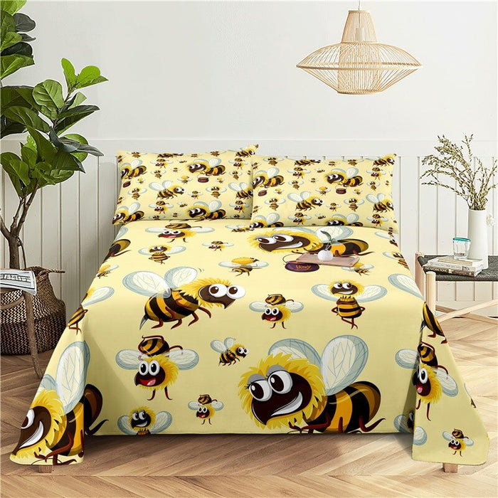 Cartoon Animal Printed Bedding Sets