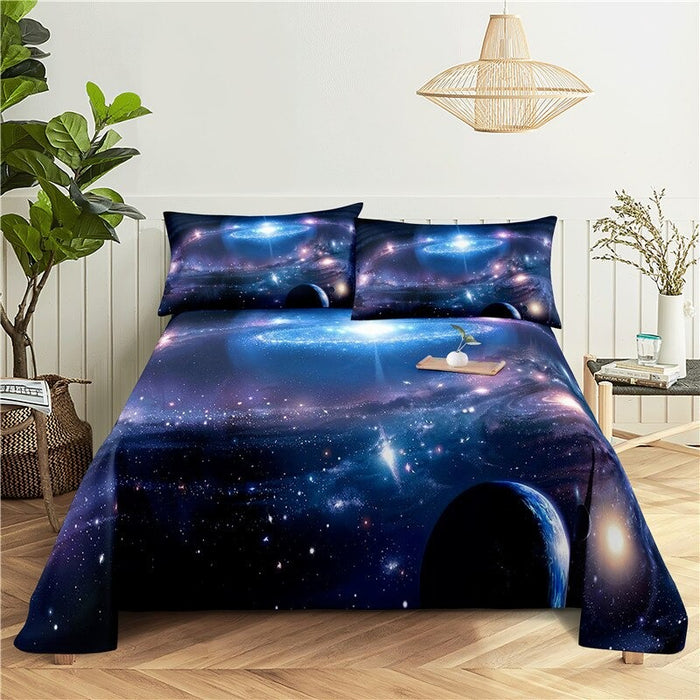 Cosmic Planet 3D Print Bedding Set