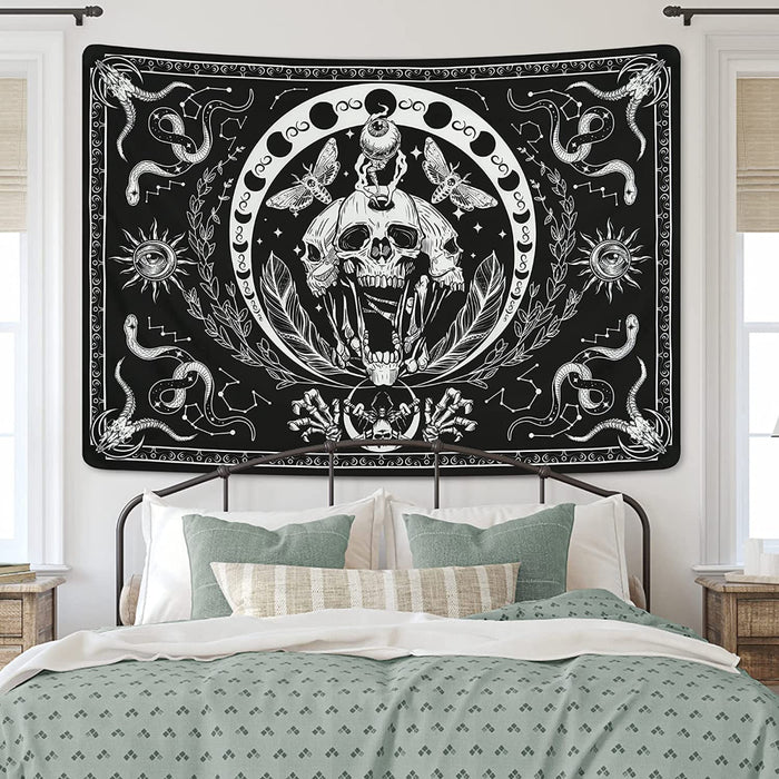 Skull Artwork Tapestry Wall Hanging Tapis Cloth