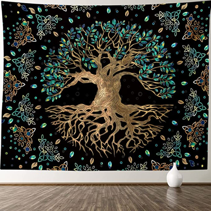 Life Tree Tapestry Wall Hanging Tapis Cloth