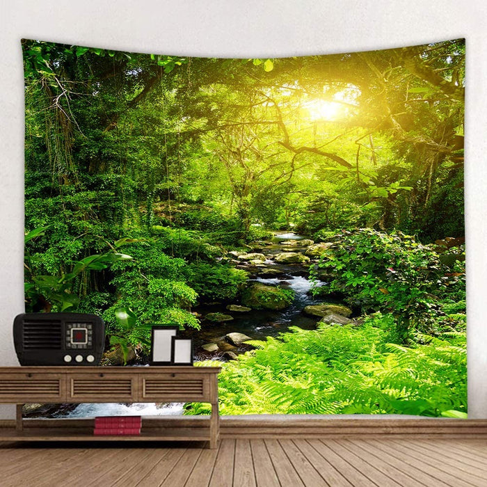 Home Decor Forest Tapestry Wall Hanging Tapis Cloth