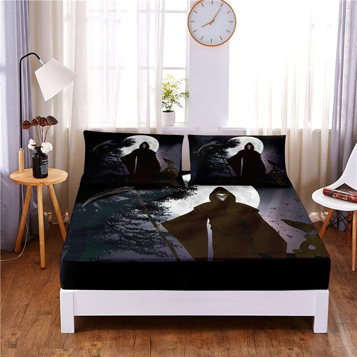 Christmas Digital Printed Fitted Mattress Cover