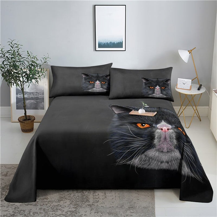 Kitten Printed Bedding Set