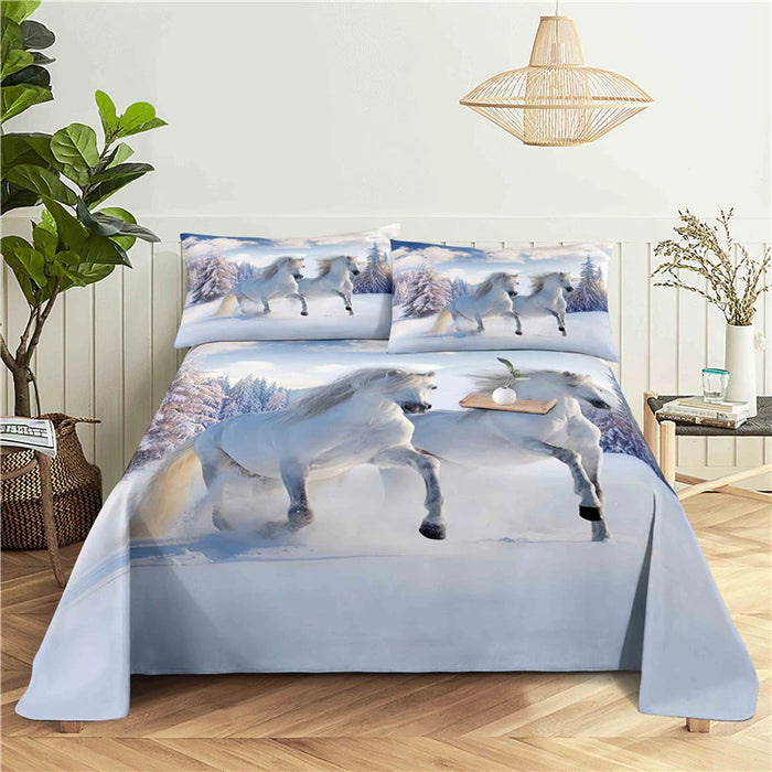 Horse Print Bedding Set