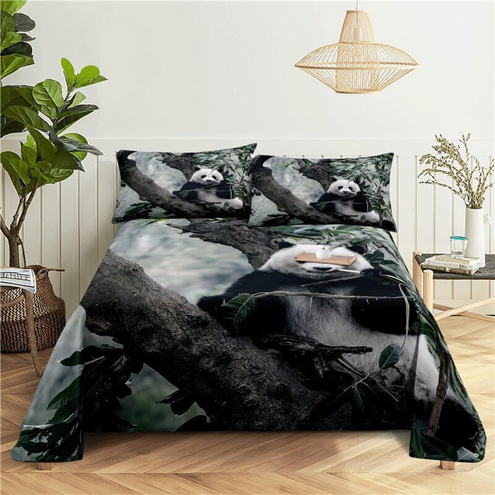 2 Sets Panda Pillowcase Bedding