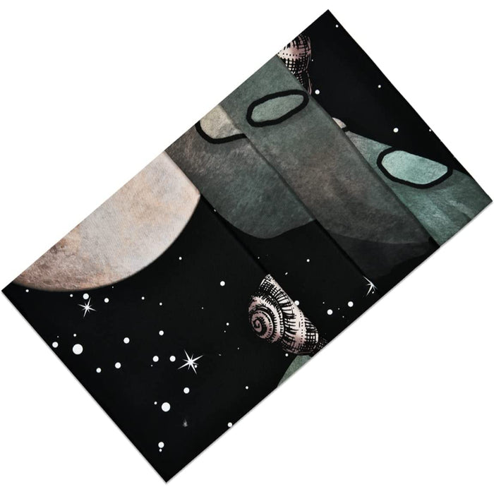 Trippy Mushroom Tapestry Moon And Stars Tapestry Snail Tapestry Fantasy Plants And Leaves Tapestry Wall Hanging For Room