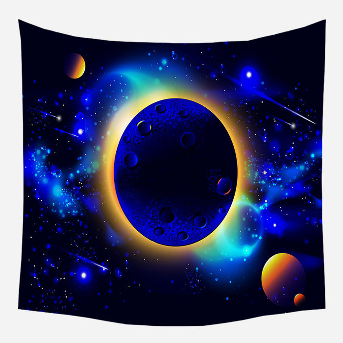Galaxy Eclipse Tapestry Wall Hanging Tapis Cloth