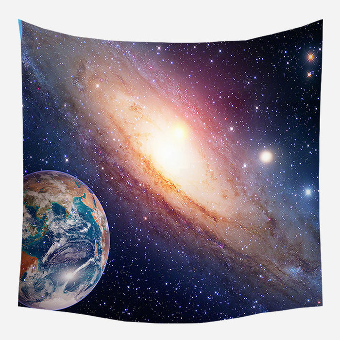 Beautiful Solar System Tapestry Wall Hanging Tapis Cloth