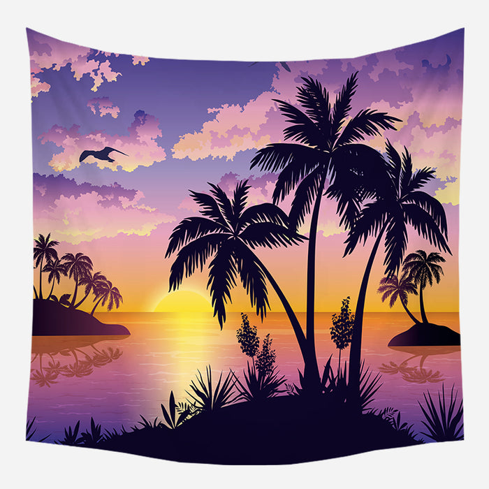Magical Sunset Tapestry Wall Hanging Tapis Cloth