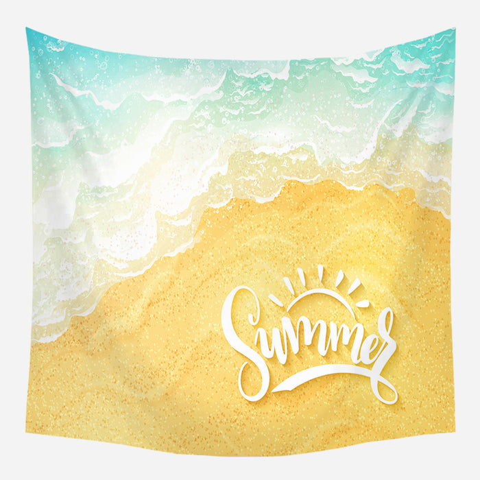 Summer Beach Tapestry