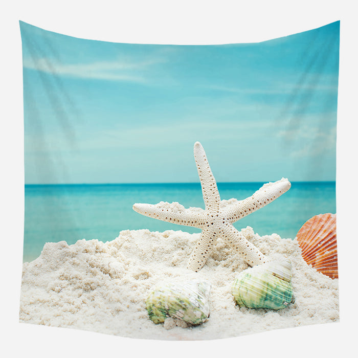 Seashells On The Sand Tapestry