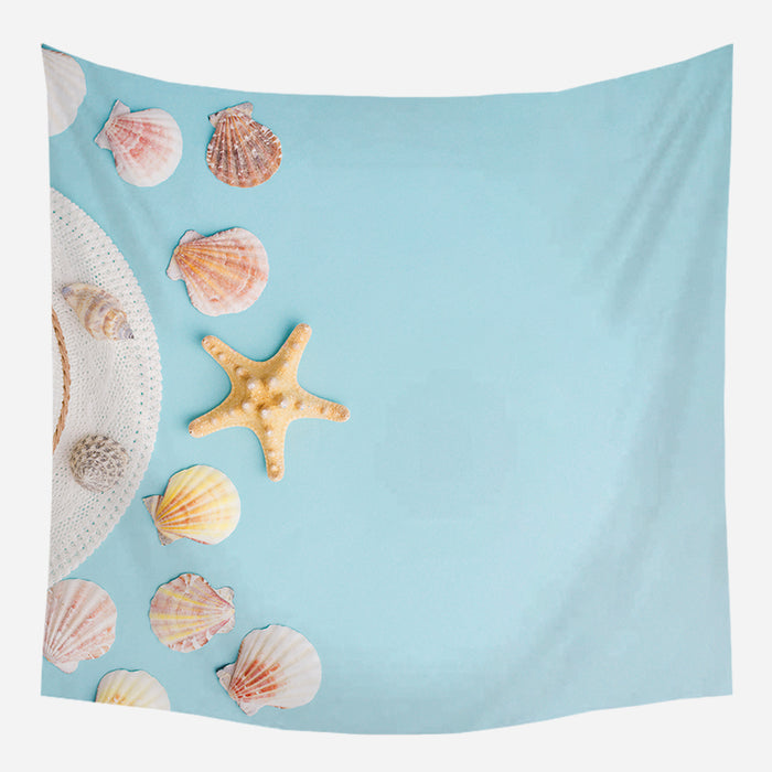 Starfish With Seashells Tapestry