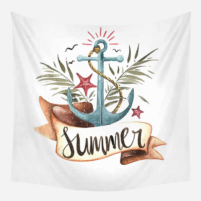 Summer Anchor Stars Tapestry