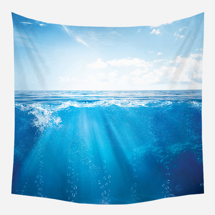 Underwater Sea Tapestry Wall Hanging Tapis Cloth