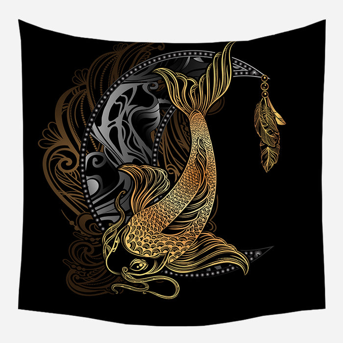 Dream Catcher Fish Tapestry Wall Hanging Tapis Cloth — Original