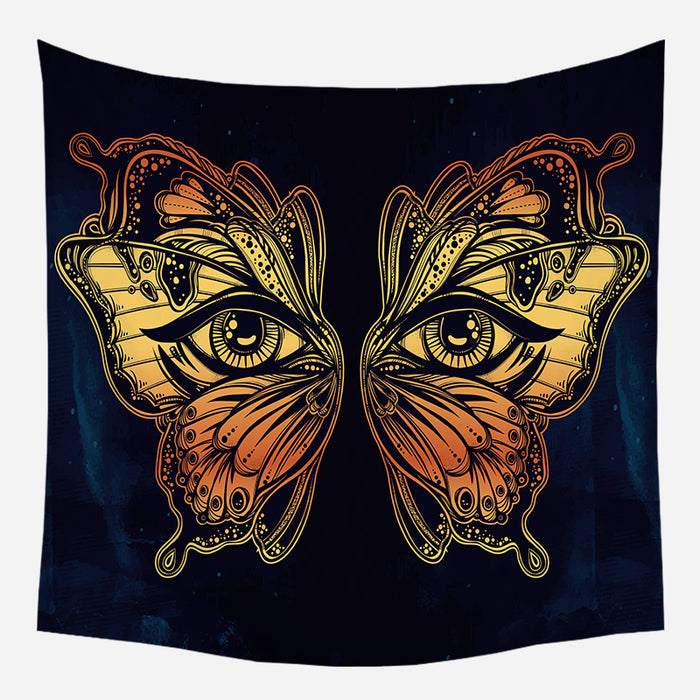 Butterfly Eyes Tapestry Wall Hanging Tapis Cloth