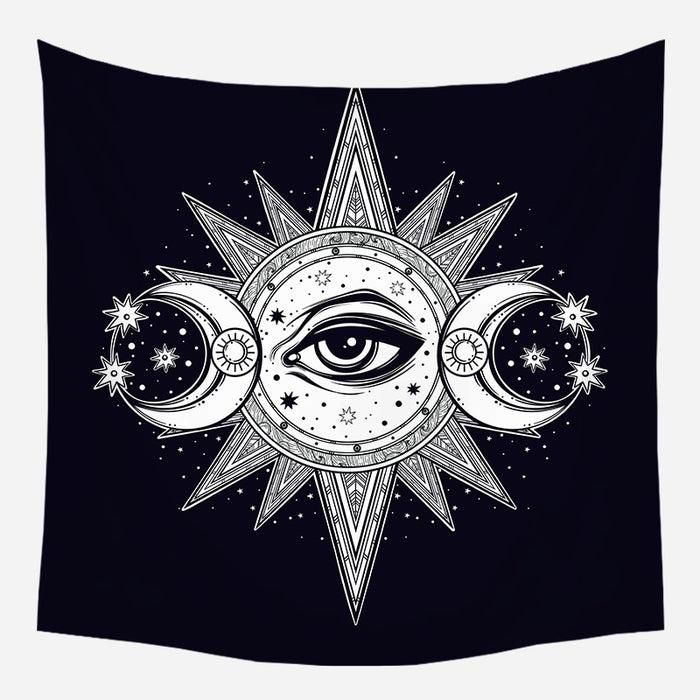 Bohemian Moon Space Tapestry Wall Hanging Tapis Cloth