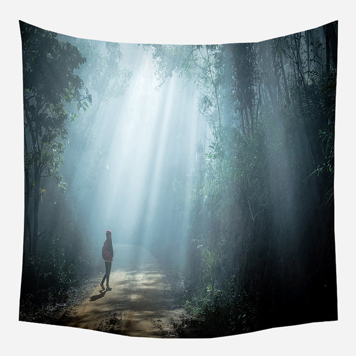 In the Woods Tapestry Wall Hanging Tapis Cloth