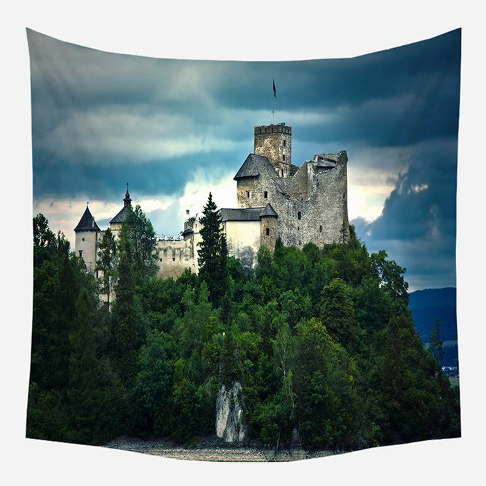 Castle Tapestry Wall Hanging Tapis Cloth