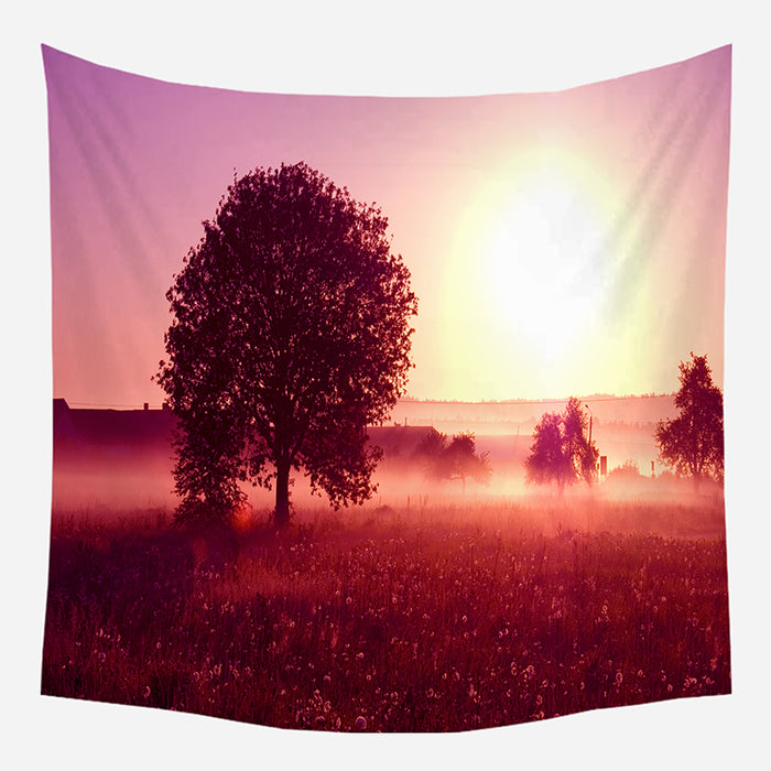 Warm Sunset Tapestry Wall Hanging Tapis Cloth
