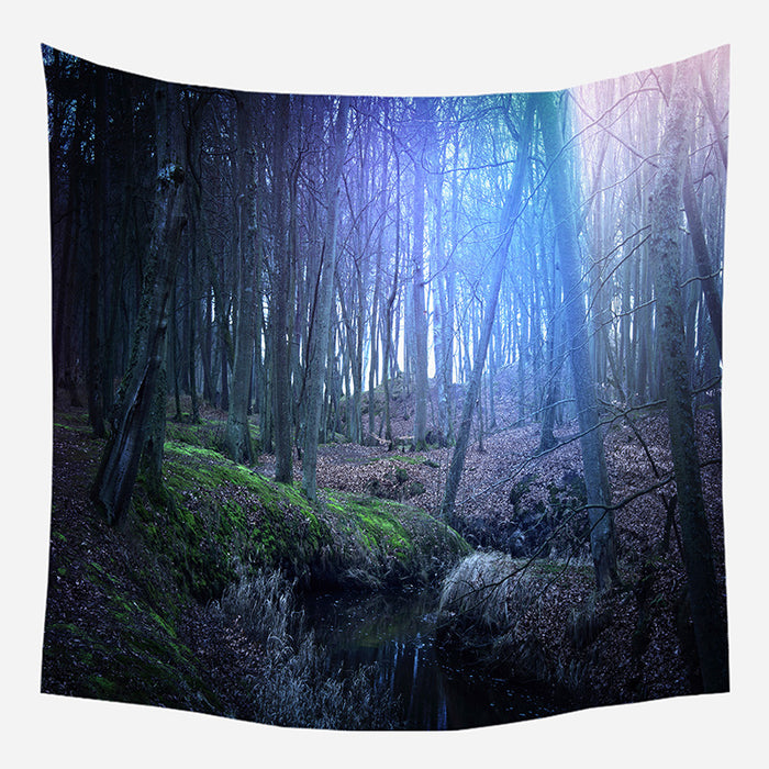 Inside Forest Tapestry Wall Hanging Tapis Cloth