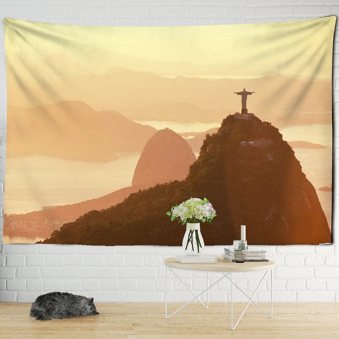 Brazil City View Tapestry Wall Hanging Tapis Cloth