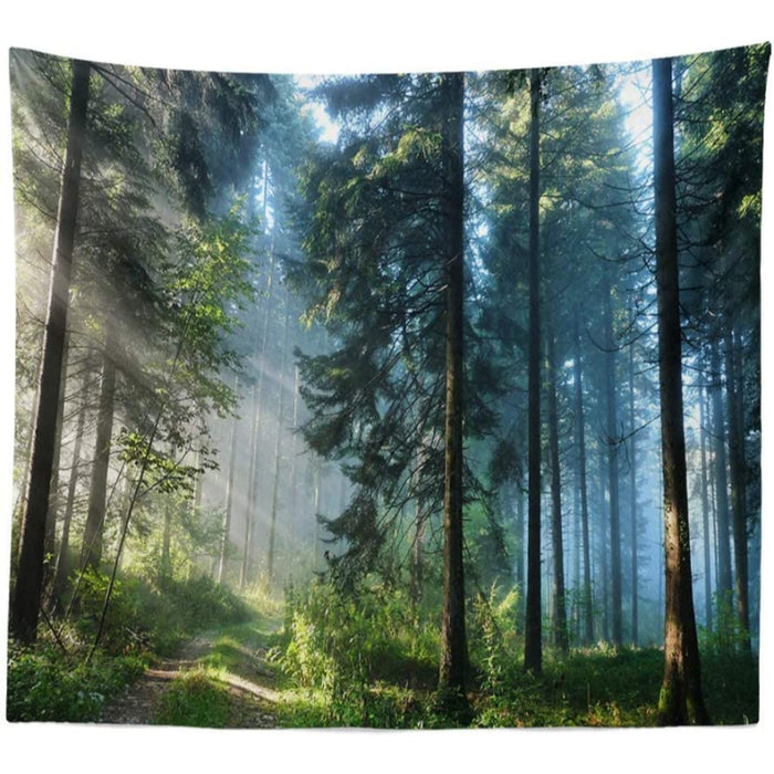 Forest Tapestry Home Decor Landscape Tapestry Living Room Bedroom Decoration Tapestry Magic Tapestry Curtain - Morning Forest