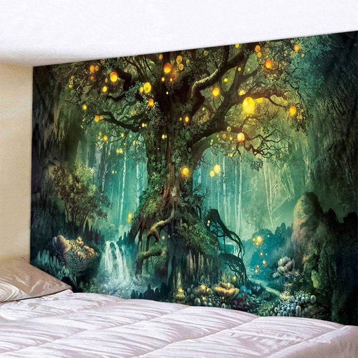 Forest Tapestry Home Decor Landscape Tapestry Living Room Bedroom Decoration Tapestry Magic Tapestry Curtain - Old Tree