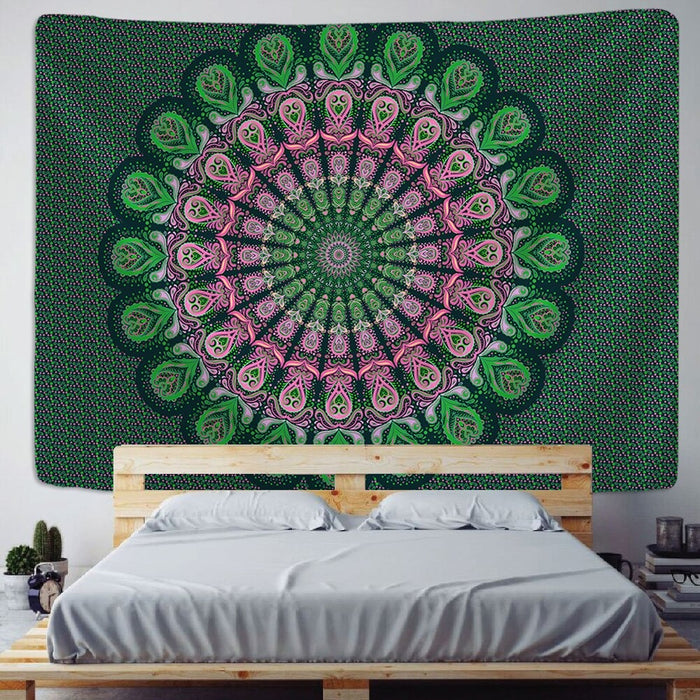 Indian Mandala Art Tapestry Wall Hanging Tapis Cloth