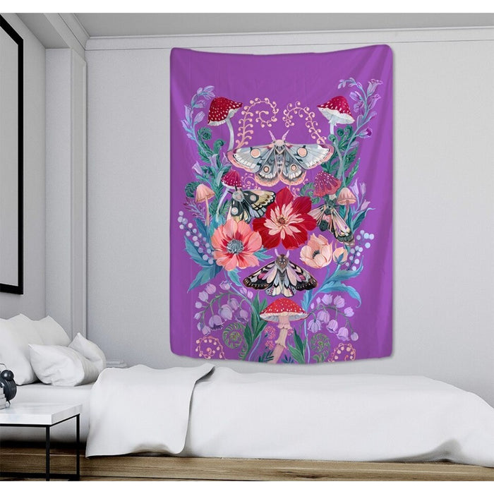 Colorful Bohemian Butterfly Tapestry Wall Hanging Tapis Cloth