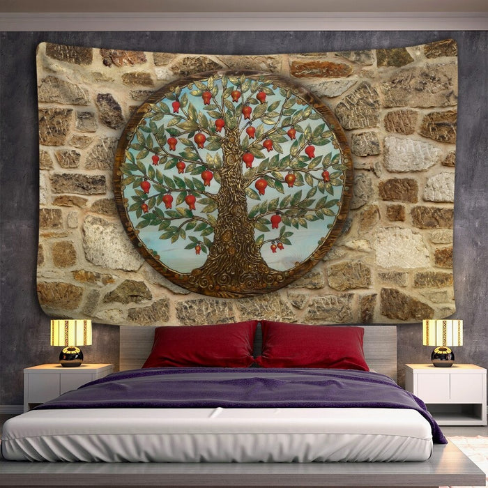 Scary Tree Forest Tapestry Wall Hanging Tapis Cloth